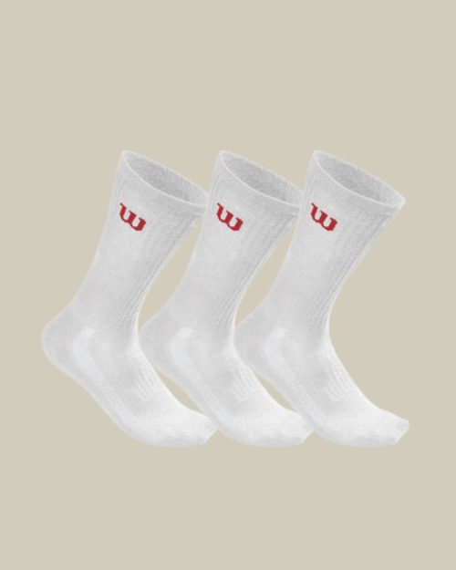 Wilson heren sokken 3-pack wit